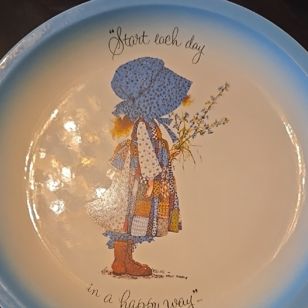 Blue and White Decorative Plate